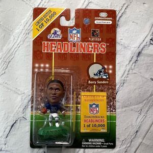💙NIB Vintage 1997 Barry Sanders Headliner Limited Edition